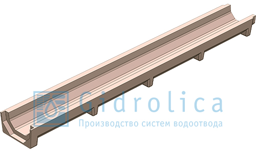 Лоток водоотводный Gidrolica PolySand ЛВ-10.14.07