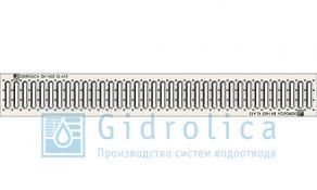 Решётка водоприёмная Gidrolica®Standart РВ-10.13,6.100 штампованная стальная оцинкованная