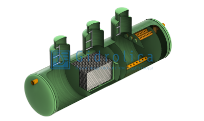 Gidrolica LOS-System 3/пескоотделитель-бензомаслоотделитель-сорбционный фильтр/10
