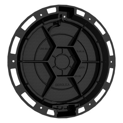 Люк чугунный Gidrolica Street ТМ(Д400)-2-60 ("Д", дождевая канализация)