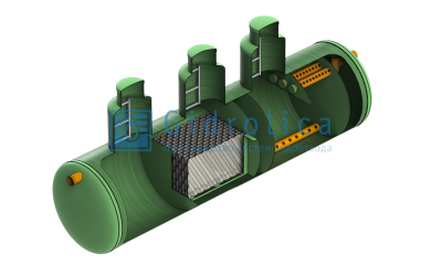 Gidrolica LOS-System 3/пескоотделитель-бензомаслоотделитель-сорбционный фильтр/150