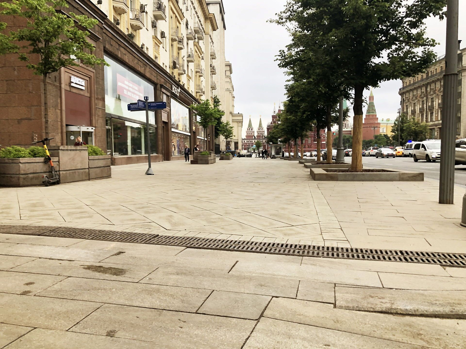 Тверская улица. Водоотводные системы в самом центре Москвы