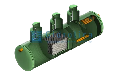 Gidrolica LOS-System 3/пескоотделитель-бензомаслоотделитель-сорбционный фильтр/150