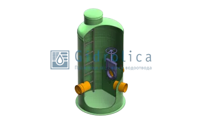 Gidrolica LOS-KK/колодец отбора проб/50/150